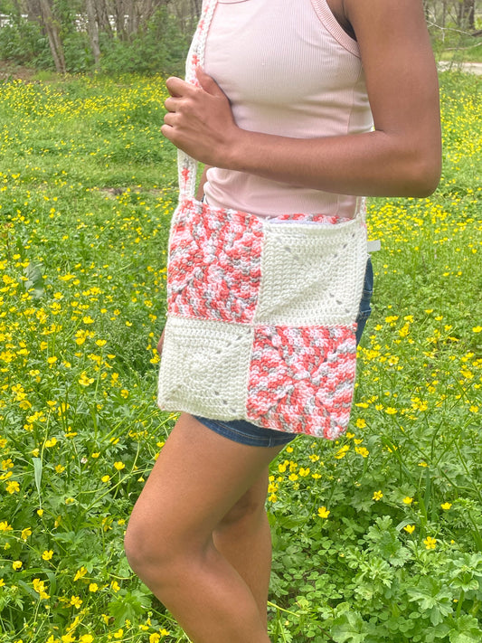 4x4 Granny Square Purse